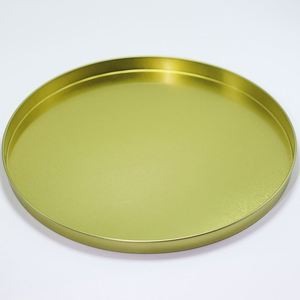 19.8*6.4 Cm Cake Tin <b>Box</b> Cookie Tin 8 Inch Container Food Tinplate Tin Cans Gold RTS Round <b>Metal</b> for Cake Crown Cap Matte 45 Pcs - Product Image 3