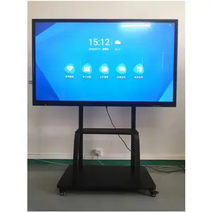65 75 86 polegadas Touch Screen Smart Board Android 11.0 4K Display Interativo Flat Panel Whiteboard Tudo em um PC Touch Monitor