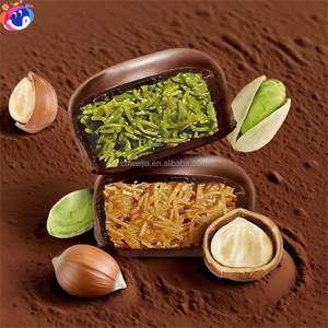 Barra de chocolate Kataifi al por mayor empaquetado individualmente Kunafa Pistachio Dubai Chocolate OEM servicio de personalización - Product Image 3