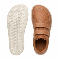 Chaussures Derby Scolaires Pieds Nus pour Garçons, Marron, en Cuir Synthétique, avec Sangle à Boucle, Antidérapantes, Conformes au Code Vestimentaire, Vente en Gros, Fabricant, MOQ 500 Paires