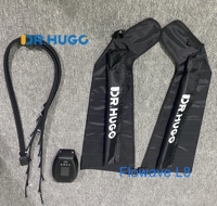 DR.HUGO Flowave L8 Bottes de massage par compression pour les pieds et les jambes avec fonction de minuterie pour la récupération personnelle à domicile