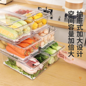 Wholesale Refrigerator Organizer Bins Save Space Kitchen Organizer Plastic Fridge Organizer