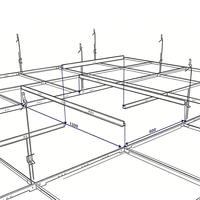 Fil de plafond galvanisé à chaud |   Support de plafond suspendu pré-percé robuste pour grille en T |   Crochet simple/double de longueur personnalisée |   Toiture
