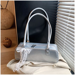Sac à bandoulière carré multifonctionnel pour femme en cuir PU, best-seller, avec large bandoulière - Product Image 5