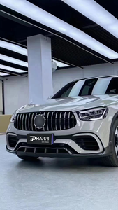 Kit d'Amélioration Esthétique Automobile Personnalisé pour <span class=keywords><strong>Mercedes</strong></span> Benz X253 GLC 2020-2023 - Mise à Niveau vers GLC63 avec Calandre et Pare-chocs Avant et Arrière - Product Image 5