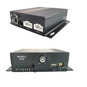 جهاز تسجيل فيديو رقمي متنقل مزدوج البطاقة SD 8CH مع H.265 AHD 1080P لحافلة سيارة نظام CCTV لتسجيل الفيديو الرقمي