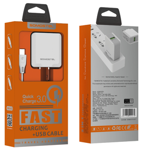 <span class=keywords><strong>Prix</strong></span> d'usine en gros Somostel A12 <span class=keywords><strong>Chargeur</strong></span> de téléphone à charge rapide avec câble Cargador Celular Cargadore Rapido pour <span class=keywords><strong>iPhone</strong></span> - Product Image 1
