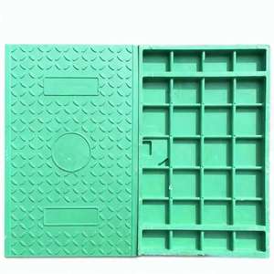 Couverture de canalisation de câbles en PRV (polymère renforcé de fibres de verre) et de caniveau de drainage des eaux pluviales – Durable, résistant à la corrosion, découpe et couleurs personnalisées - Product Image 4