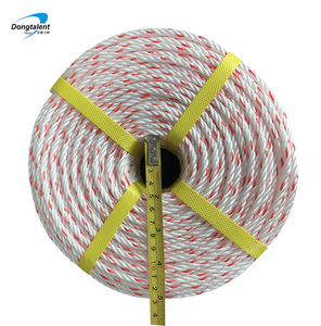 Cuerda Trenzada de Polipropileno de Alta Densidad, 100% Material Virgen, Cuerda de PE de 3 Hilos, Resistente a los Rayos UV, para Agricultura, Embalaje y Pesca - Product Image 1