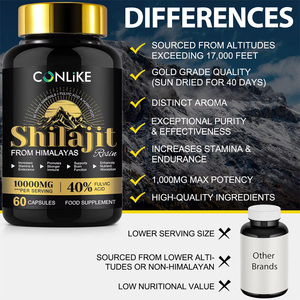 Private Labels Originele Himalaya Shilajit Capsules Natuurlijke Biologische 10000 mg Shilajit <span class=keywords><strong>Gold</strong></span> Capsules voor Mannen en Vrouwen - Product Image 5