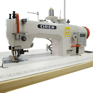 Machine à coudre industrielle pour chaussures en cuir OREN RN-0303DD, haute vitesse, commande par ordinateur, avec couteau <span class=keywords><strong>de</strong></span> découpe - Product Image 2