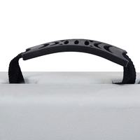 6ft 183cm extérieur blanc HDPE plastique pliant en demi banc/robuste Portable banc pliant en gros