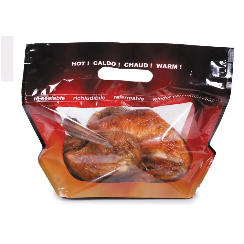 Fatta a macchina di plastica sacchetti di imballaggio alimentare per il pollo arrosto