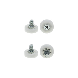 Roulettes en POM pour tiroir-caisse et distributeur automatique, roues plates et rondes en plastique, 19mm, 22mm, 24mm, 26mm, 28mm, 30mm - Product Image 5