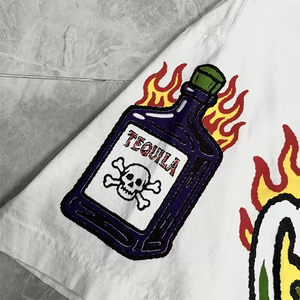 T-shirts imprimés de qualité supérieure, 100 % coton, à manches courtes, avec l'impression « C'est un énorme paquet de sirop contre la toux » pour hommes - Product Image 3