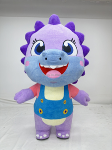 Costumi rotondi per mascotte drago viola, completi gonfiabili, 2m 2.6m, costumi da dinosauro - Product Image 4
