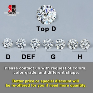 Joyería Baifu 10mm 4ct Blanco claro DEF <span class=keywords><strong>Color</strong></span> Diamante de moissanita sintético redondo - Product Image 4