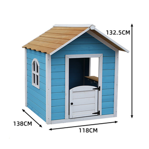 Maison de <span class=keywords><strong>jeu</strong></span> extérieure moderne <span class=keywords><strong>Cottage</strong></span> en bois pour enfants Maison de <span class=keywords><strong>jeu</strong></span> pour enfants jouant dans le jardin - Product Image 2