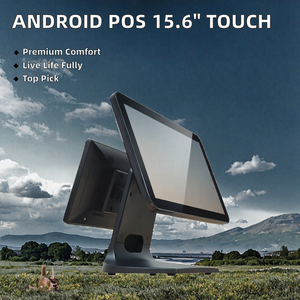 Terminal de point de vente 15,6 pouces avec écran tactile capacitif, ordinateur de caisse à double écran pour <span class=keywords><strong>magasin</strong></span> de détail - Product Image 2