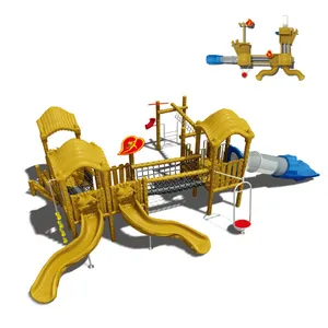 Wooden Play Equipment Custom Outdoor Kids Playground Equipment