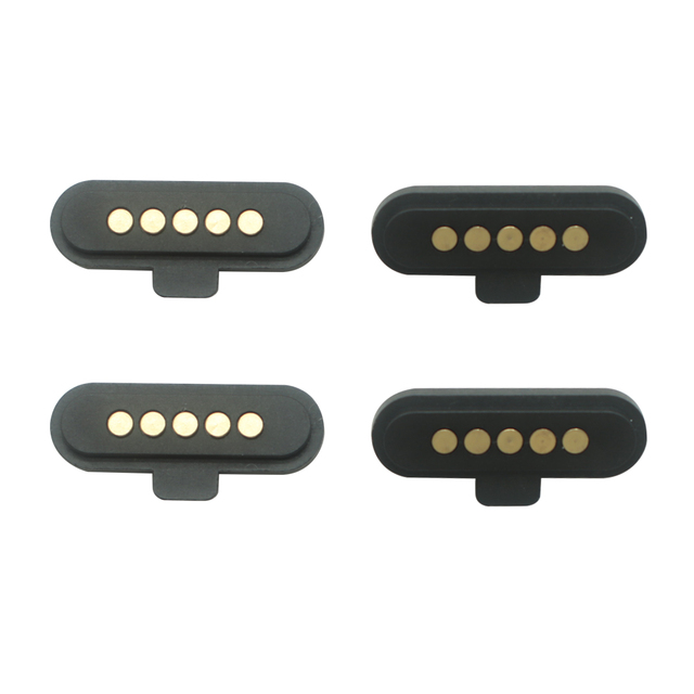 Strong Force Spring Pitch 2.5mm Waterproof Male and Female 5 Pin Magnetic Pogo Pin Connector