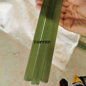 Varilla Transparente de Fibra de Vidrio Epoxi Translúcida Verde Sólida de Alta Resistencia, Varillas de Fibra de Vidrio Verde Agua - Product Image 2