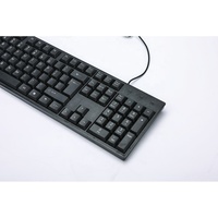 Nouveau clavier USB 2.0 filaire standard, disposition personnalisée, noir, taille standard, pour ordinateur de bureau, PC, ordinateur portable K-101