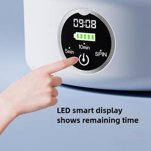 Lavadora 2 en 1 Resistente <span class=keywords><strong>a</strong></span> Salpicaduras IPX7 |   Dispositivo Recargable de 6000 mAh para Lavado Íntimo en el Baño del Hogar - Product Image 6