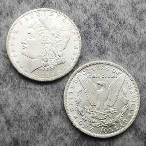 Pièces de monnaie commémoratives UNC des États-Unis, différentes dates (1878-1904), Dollar Morgan, cadeaux, décoration de la maison - Product Image 2