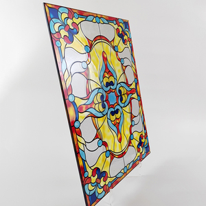 صور مخصصة طباعة رقمية على الزجاج عالية الجودة <span class=keywords><strong>3D</strong></span> الطباعة الزجاج الملون للكنيسة - Product Image 3