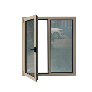 Approbation FPA Fenêtre <span class=keywords><strong>d</strong></span>'impact Vitrage feuilleté Fenêtre tournante inclinable Cadre en aluminium <span class=keywords><strong>Porte</strong></span> <span class=keywords><strong>d</strong></span>'<span class=keywords><strong>entrée</strong></span> en verre <span class=keywords><strong>Porte</strong></span> coulissante Villa moderne - Product Image 1