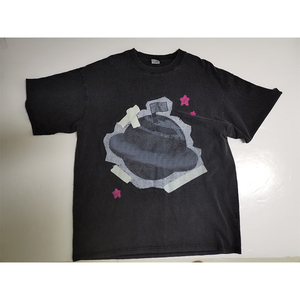 T-shirt da uomo con LOGO personalizzato <span class=keywords><strong>taglie</strong></span> forti camicette Unisex camicie Vintage a maniche corte a tinta unita per 230 giovanile Gsm - Product Image 2