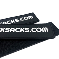 Patch en caoutchouc à boucle et crochet personnalisé Etiquettes en PVC pour vêtements, sacs, chaussures