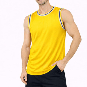 เสื้อกล้ามออกกำลังกายผู้ชาย OEM ขายดี เนื้อผ้านุ่ม ยืดหยุ่นได้ดี เหมาะสำหรับฟิตเนส วิ่ง และการฝึกซ้อม - Product Image 3