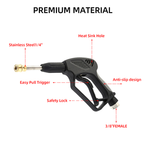 Áp lực cao ngoài trời cắm trại tắm dễ dàng để hoạt động điện kích hoạt súng để rửa xe và rửa xe ô tô cho cuộc phiêu lưu ngoài trời - Product Image 5