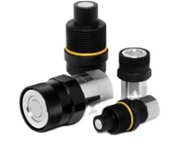 Raccords à face plate à vis série pour applications de circuit hydraulique Connecteur hydraulique à verrouillage fileté Raccords rapides <span class=keywords><strong>VEP</strong></span> - Product Image 5