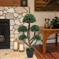Sapin artificiel en herbe de pin écologique 90 cm pour usage extérieur/intérieur, décorations de mariage, de Noël et du Nouvel An