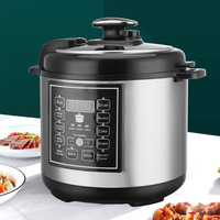 Cuisinière à pression électrique multifonctionnelle intelligente de 6 L en acier inoxydable pour la maison, 24 modes, revêtement antiadhésif, pot intérieur, énergie