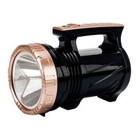 Projecteur LED portable 100W haute puissance, grande portée, lampe de patrouille extérieure rechargeable avec une portée de plus de 500 m