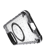 Étui de protection rafraîchissant deux-en-un avec design magnétique en nid d'abeille pour la protection contre les chocs, compatible avec l'iPhone 17 Pro Max.