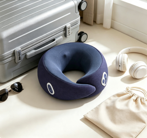 Oreiller de soutien cervical ergonomique chauffant en mousse à mémoire de forme en forme de U pour le voyage, la voiture, l'avion, avec logo personnalisé, cadeau - Product Image 5