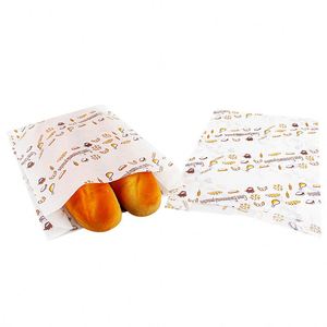 Sac en papier kraft blanc à usage industriel pour l'emballage des aliments et des produits résistants à la graisse, sac d'emballage pour frites - Product Image 5
