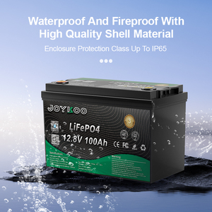 JOYKOO LFP 12V100Ah baterai pengganti GEL asam timbal Kelas A, dapat diisi ulang 12.8V 100Ah LiFePO4 paket baterai Lithium-ion - Product Image 4