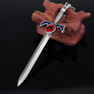 Collana con Ciondolo Spada Anime <span class=keywords><strong>Thundercats</strong></span>, Portachiavi in Metallo con Logo Leone, Gioielli da Uomo, Portachiavi del Film, Chaveiro - Product Image 6