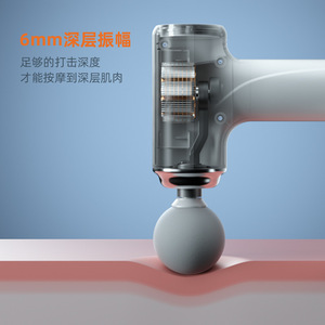 Mini Massage Gun Electric Portable 12 Speed Levels Brushless Motor 4 Massage Heads USB Rechargeable For Neck Muscle Relief - Product Image 2