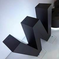 Enseigne 3D LED rétroéclairée en acier inoxydable étanche à épaisseur personnalisée pour logo de bureau, tour ou signalétique murale extérieure