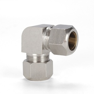 Raccords de compression à double ferrule COVNA en acier inoxydable 304/316 pour tubes haute pression, coudes, tés, croisillons et raccords union mâles et femelles - Product Image 1