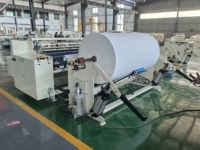 Ligne de production de papier toilette entièrement automatique modèle 2200 pour mini-rouleaux géants, prix usine, pour petites entreprises