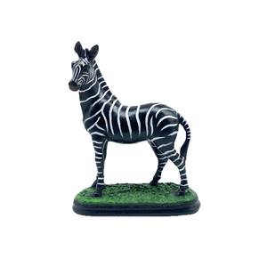 Grande sculpture de zèbre colorée pour extérieur, idéale pour parcs, zones scéniques, centres commerciaux, hôtels, jardins d'enfants et bureaux de vente. - Product Image 5