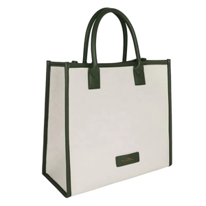 ถุงหิ้วปอกระเจาสีชมพูหรูหราพับได้พิมพ์ลายรีไซเคิลเป็นมิตรต่อสิ่งแวดล้อมสำหรับช้อปปิ้งของที่ระลึกงานแต่งงานของขวัญเจ้าสาว - Product Image 2